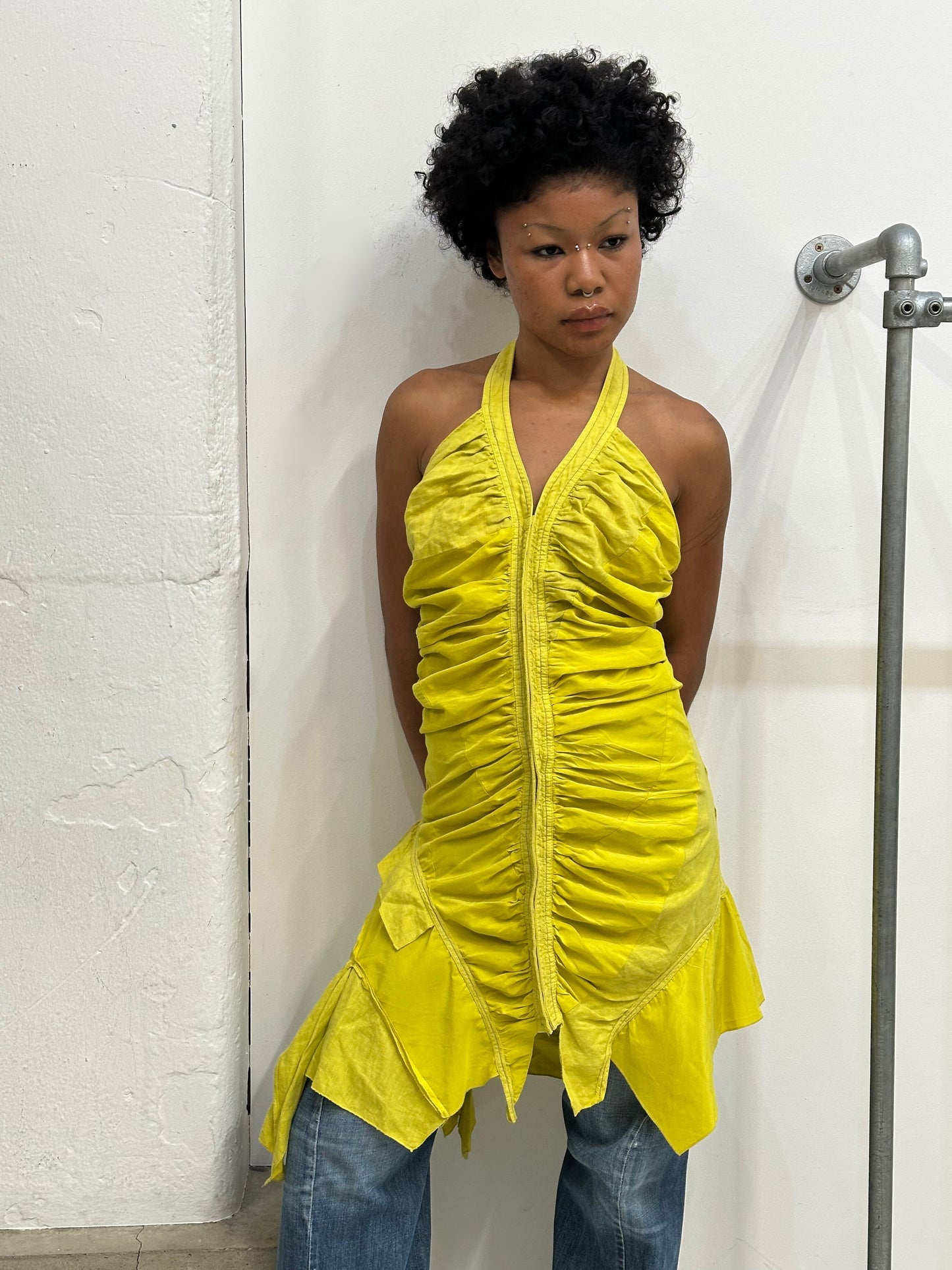Vintage halter neck dress EU40