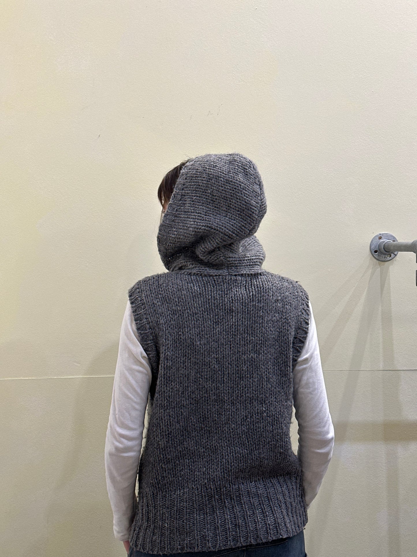 DKNY Wool vest large