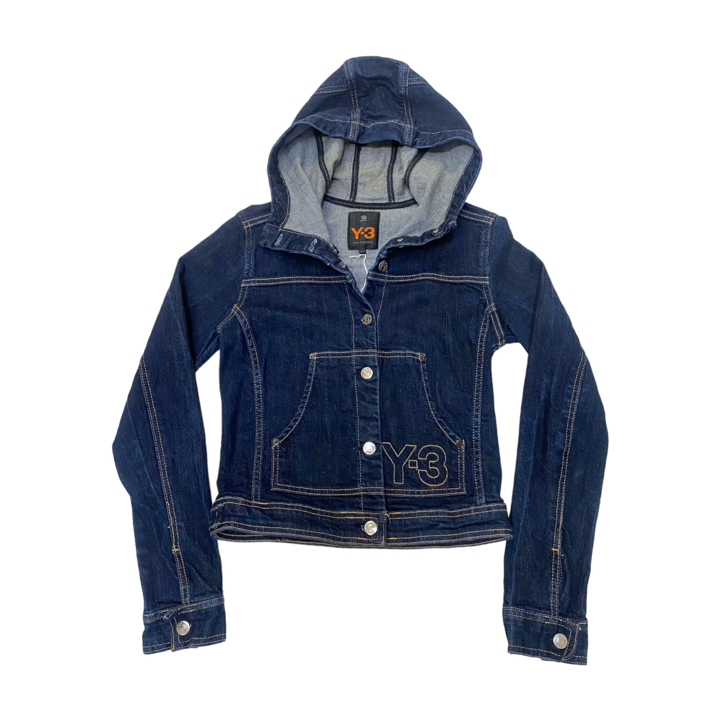 Y-3 denim hooded jacket