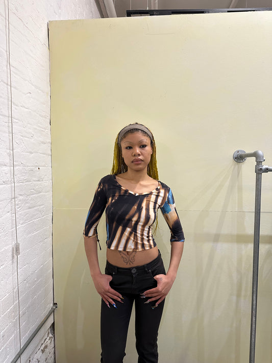 Just cavalli v neck top small