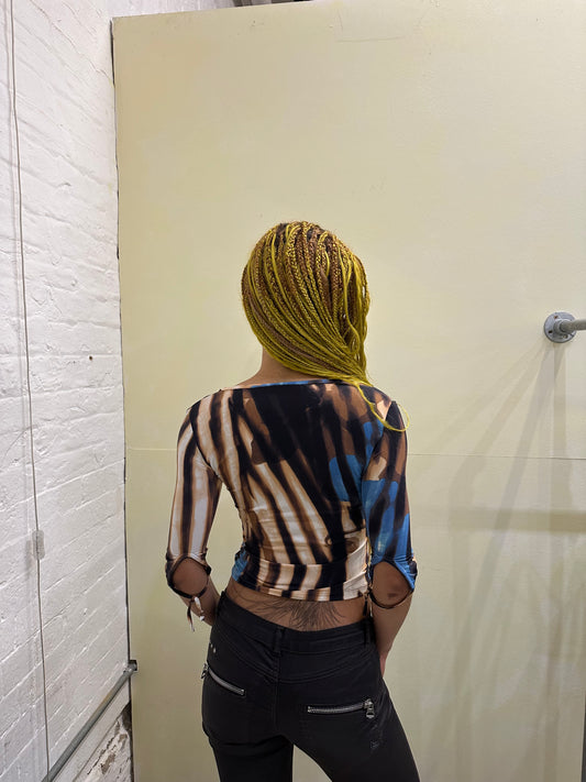 Just cavalli v neck top small