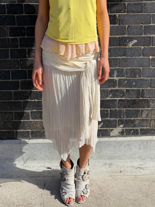 Morgan pleated skirt small