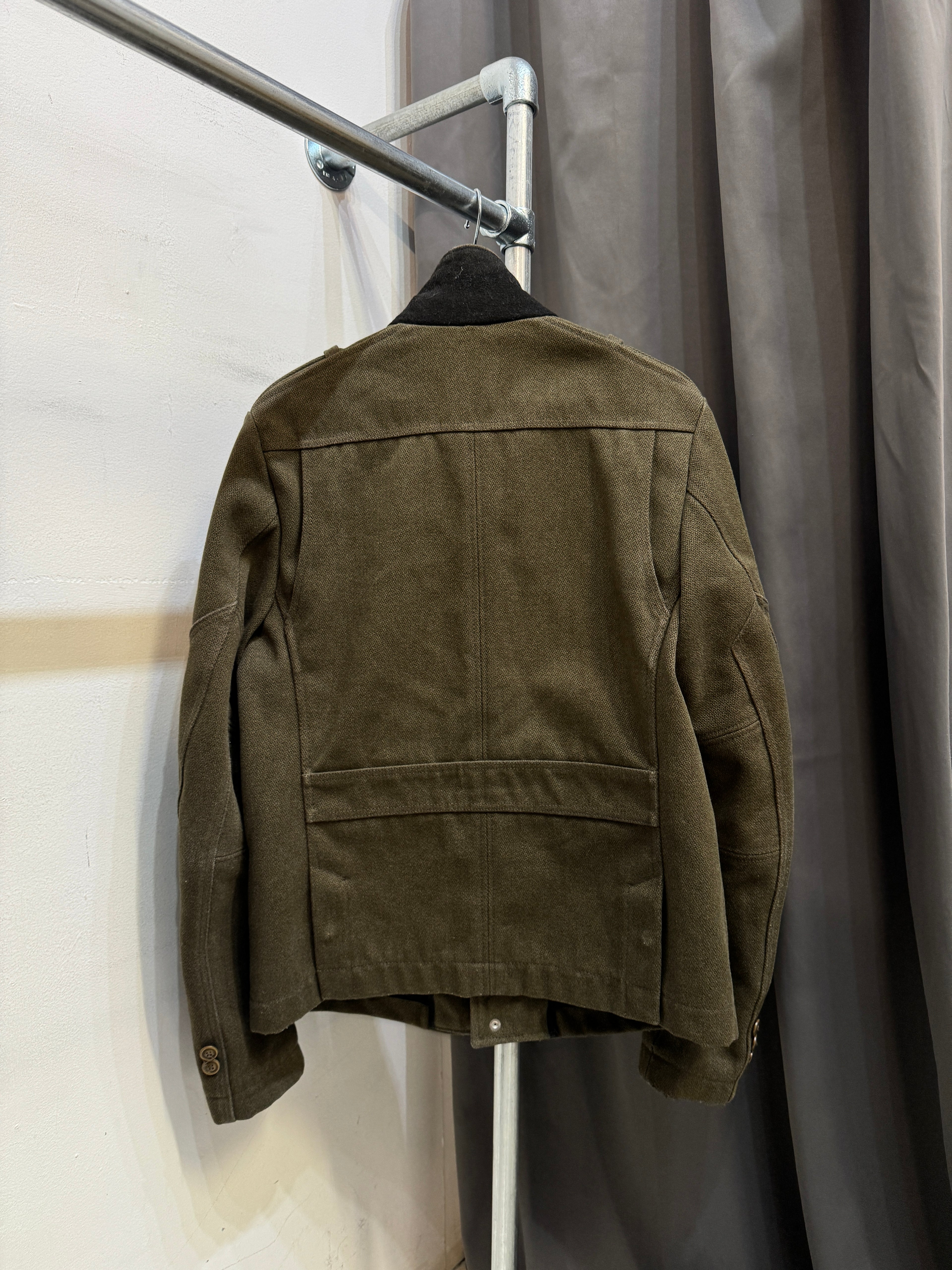 diesel military jacket khaki