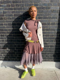 Tie-neck dress