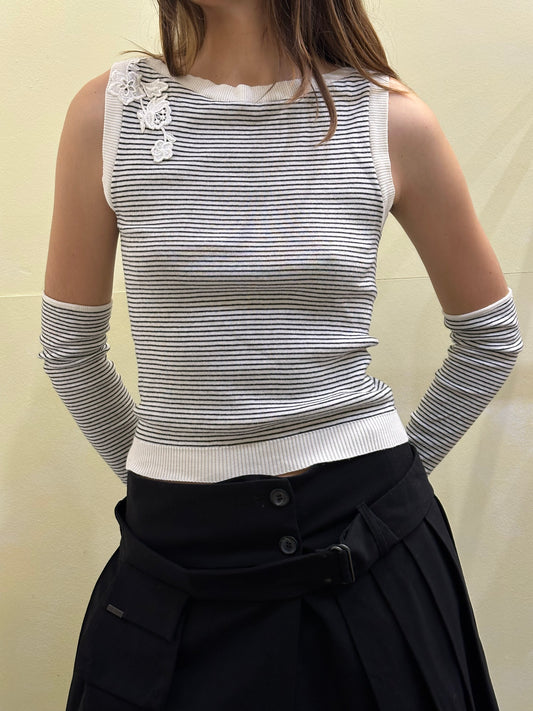 Anne Fontaine knit tank small