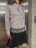 Sisley grey button up small