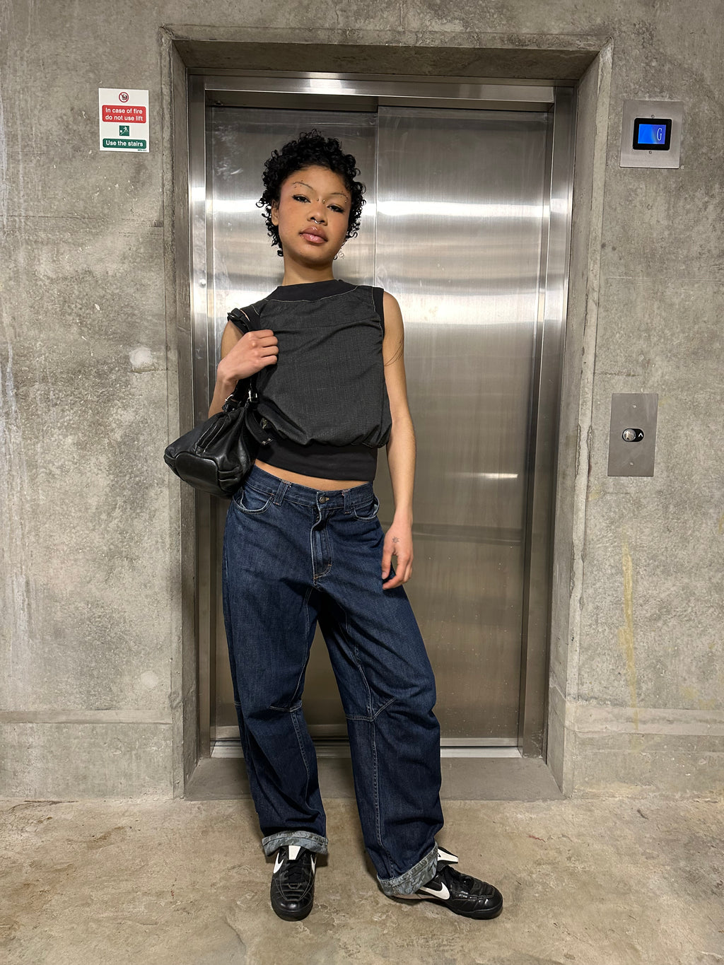 Cop copine zipped vest small