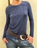 Leather waist belt