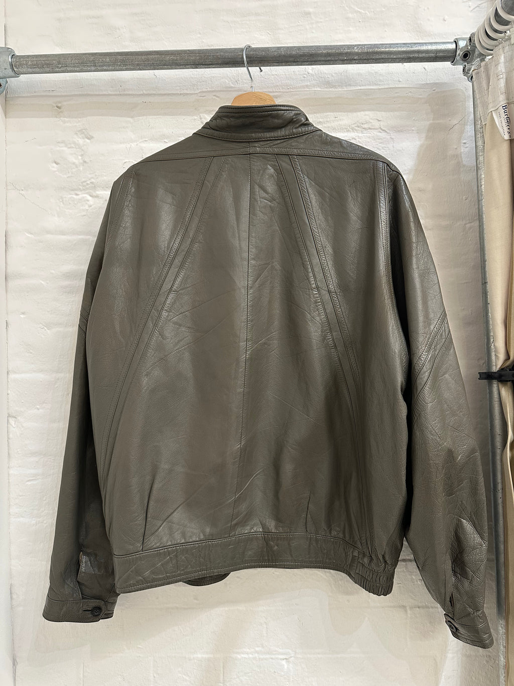 Vintage Burberry leather jacket