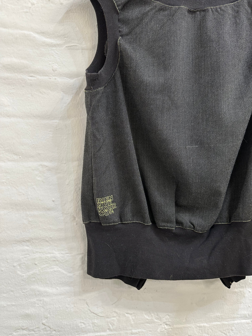 Cop copine zipped vest small