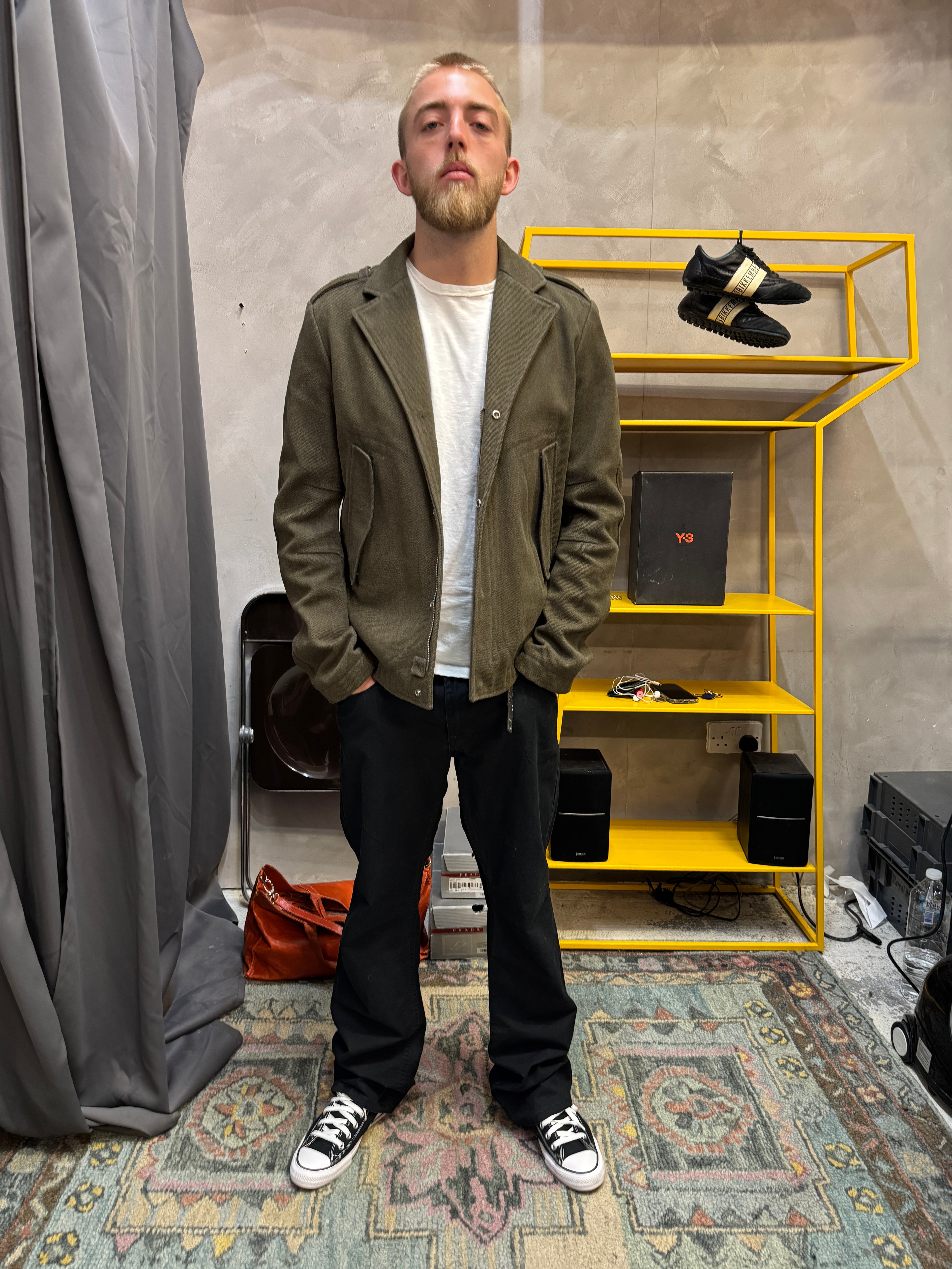 diesel military jacket khaki