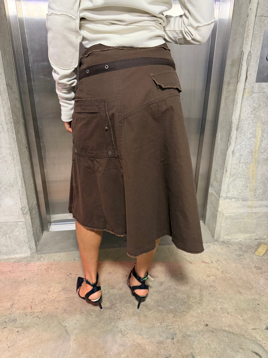 Midi cargo skirt 28W 28L