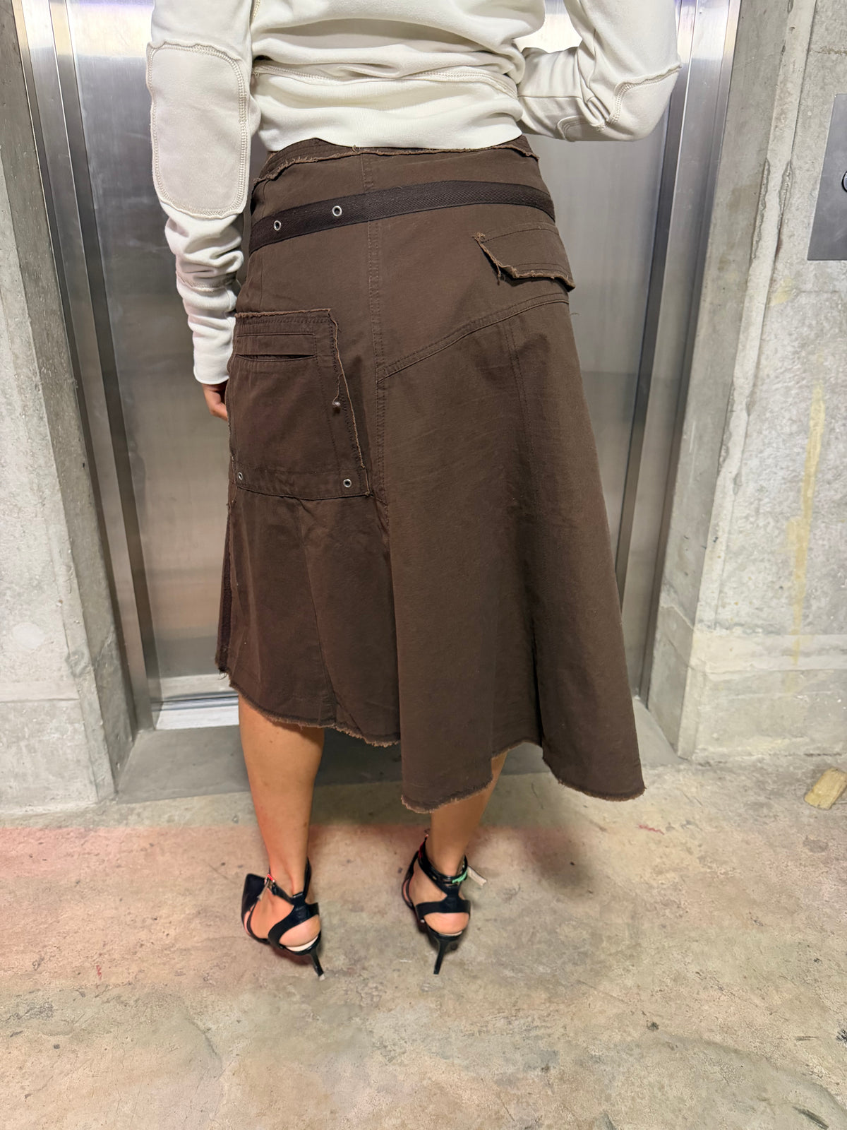Midi cargo skirt 28W 28L