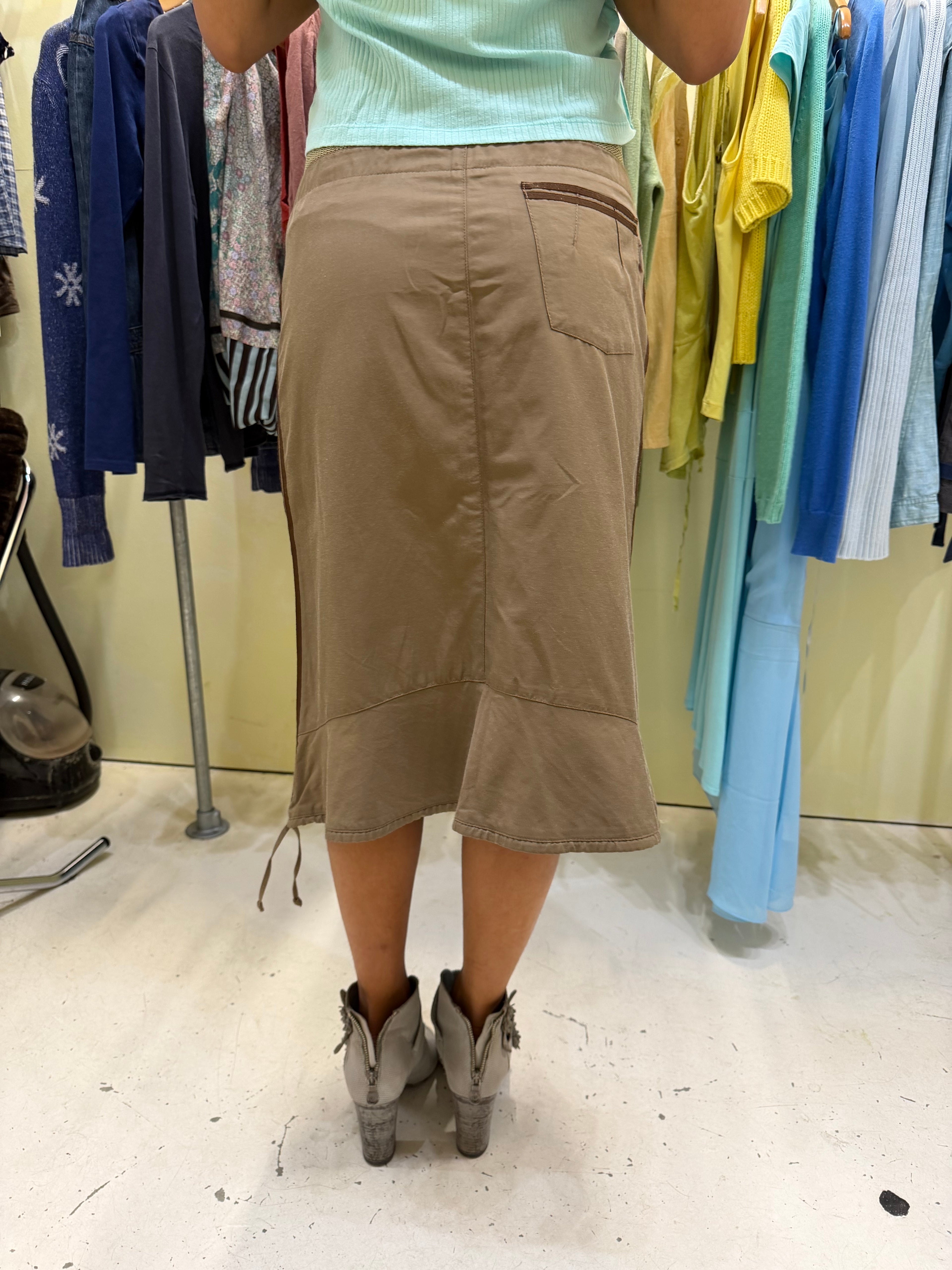 Cop copine midi skirt