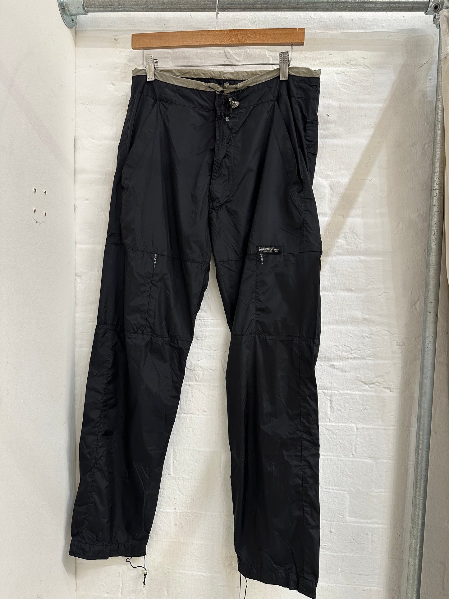 Diesel parachute pants small