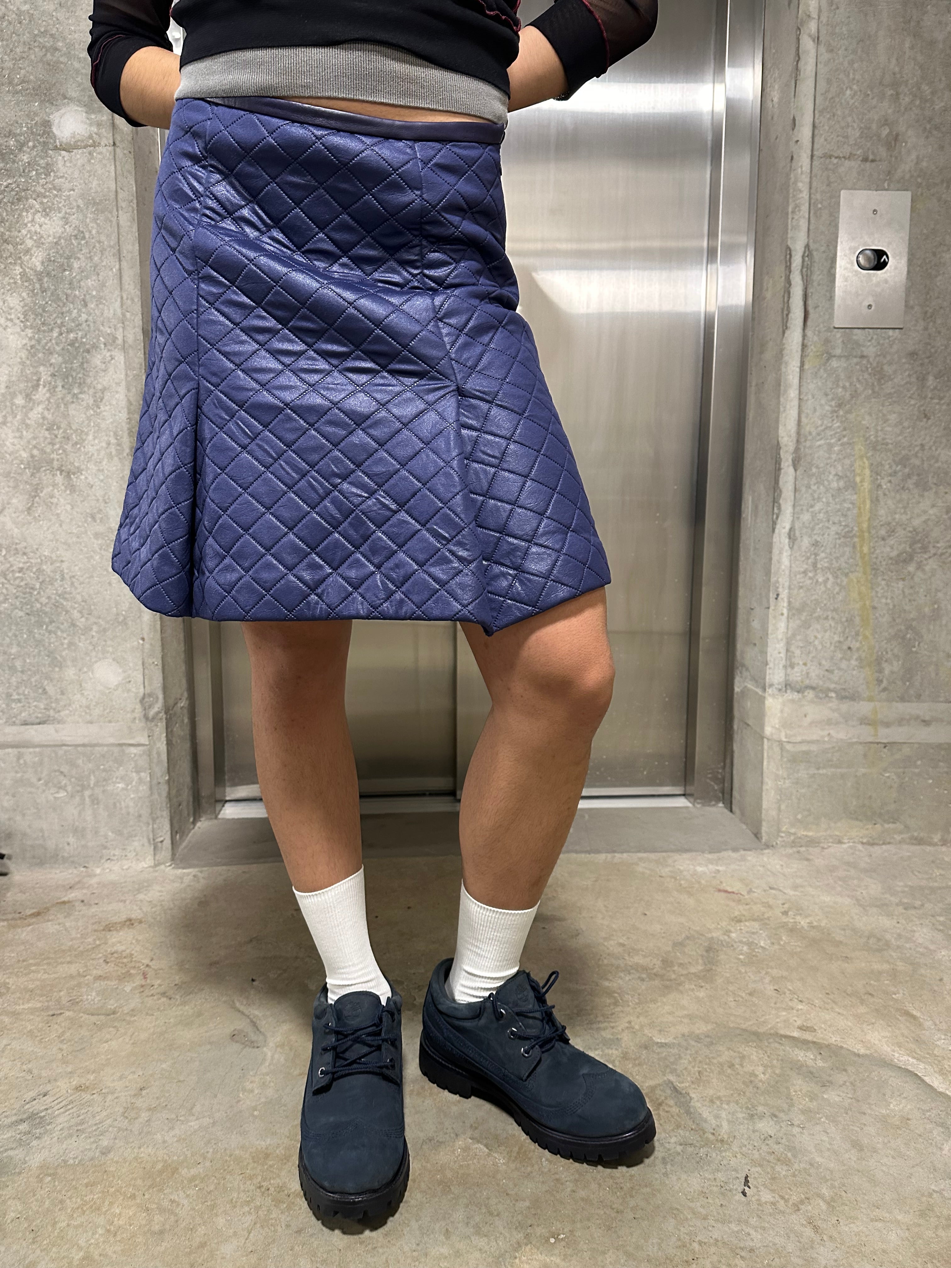 Japanese brand quilted skirt size 38