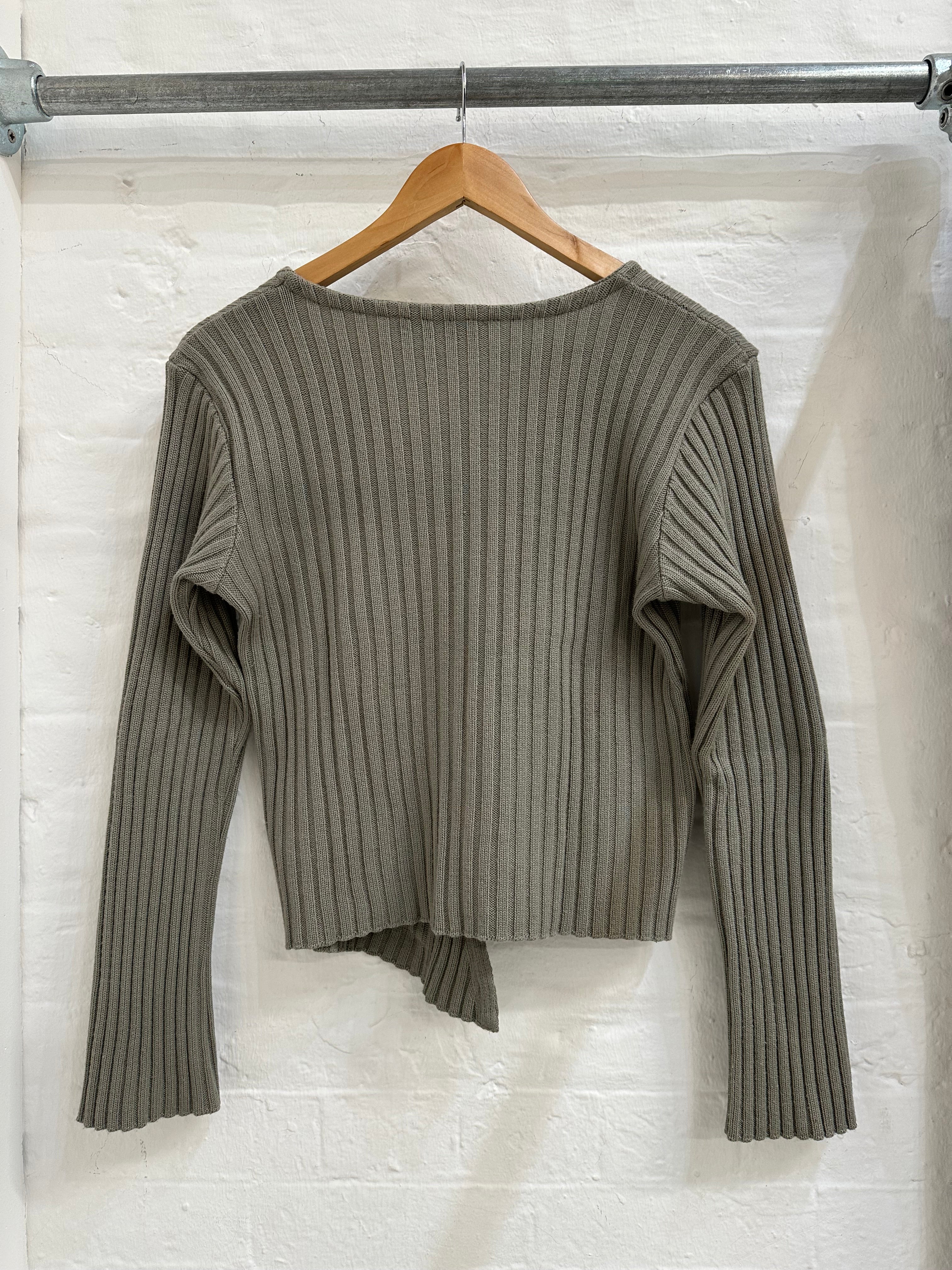 French brand asymmetric knit S/M