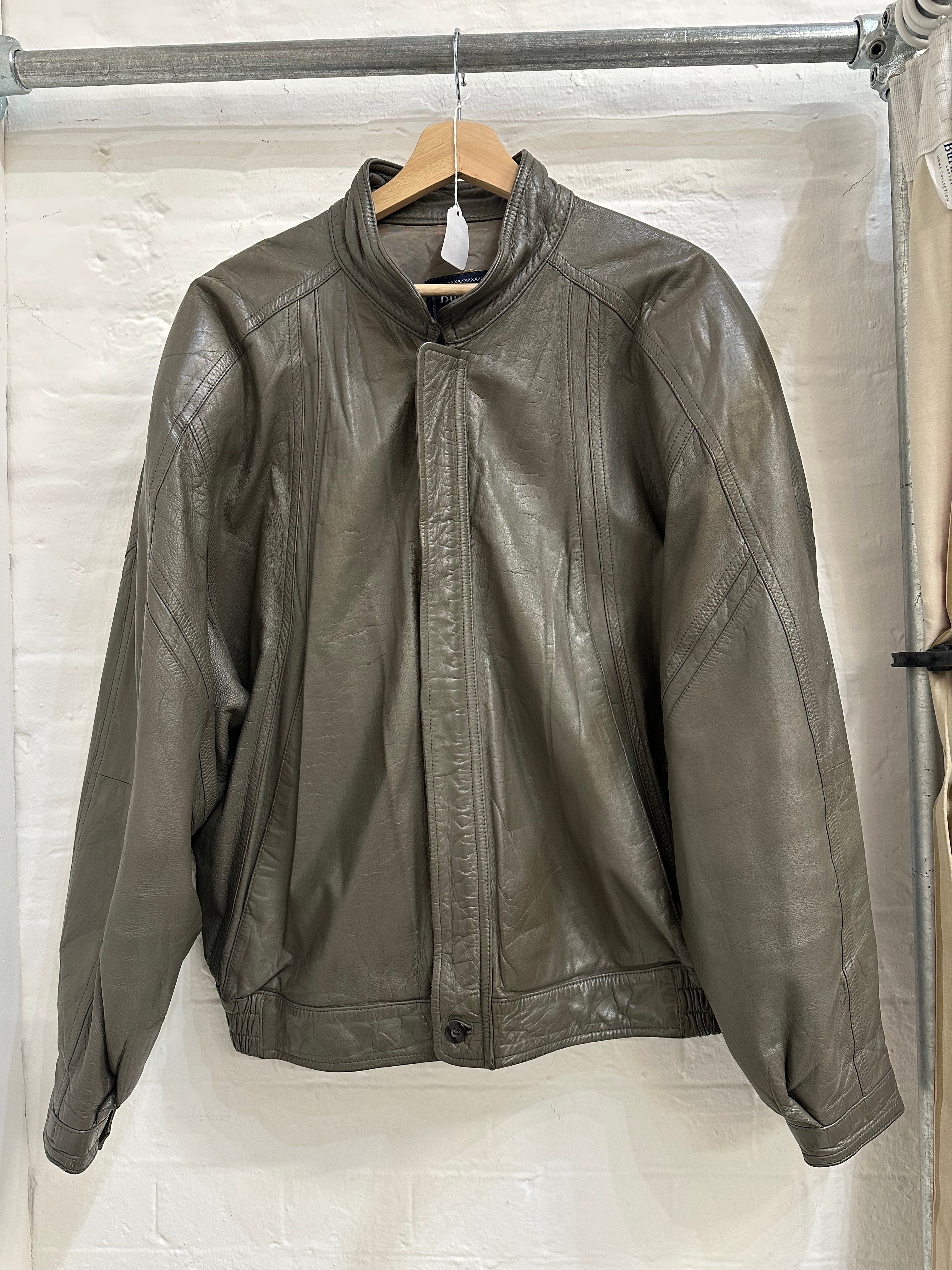 Vintage Burberry leather jacket