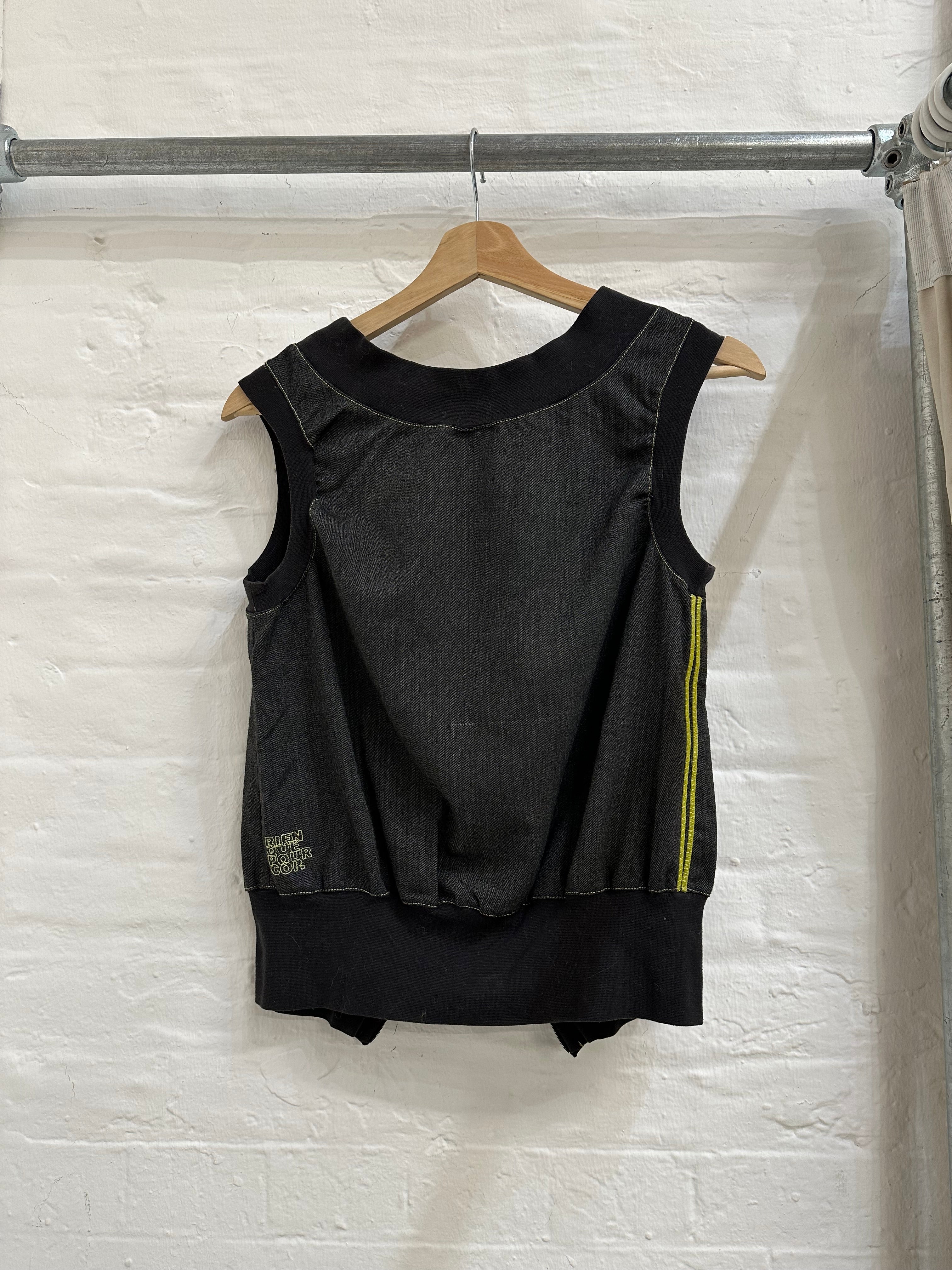 Cop copine zipped vest small