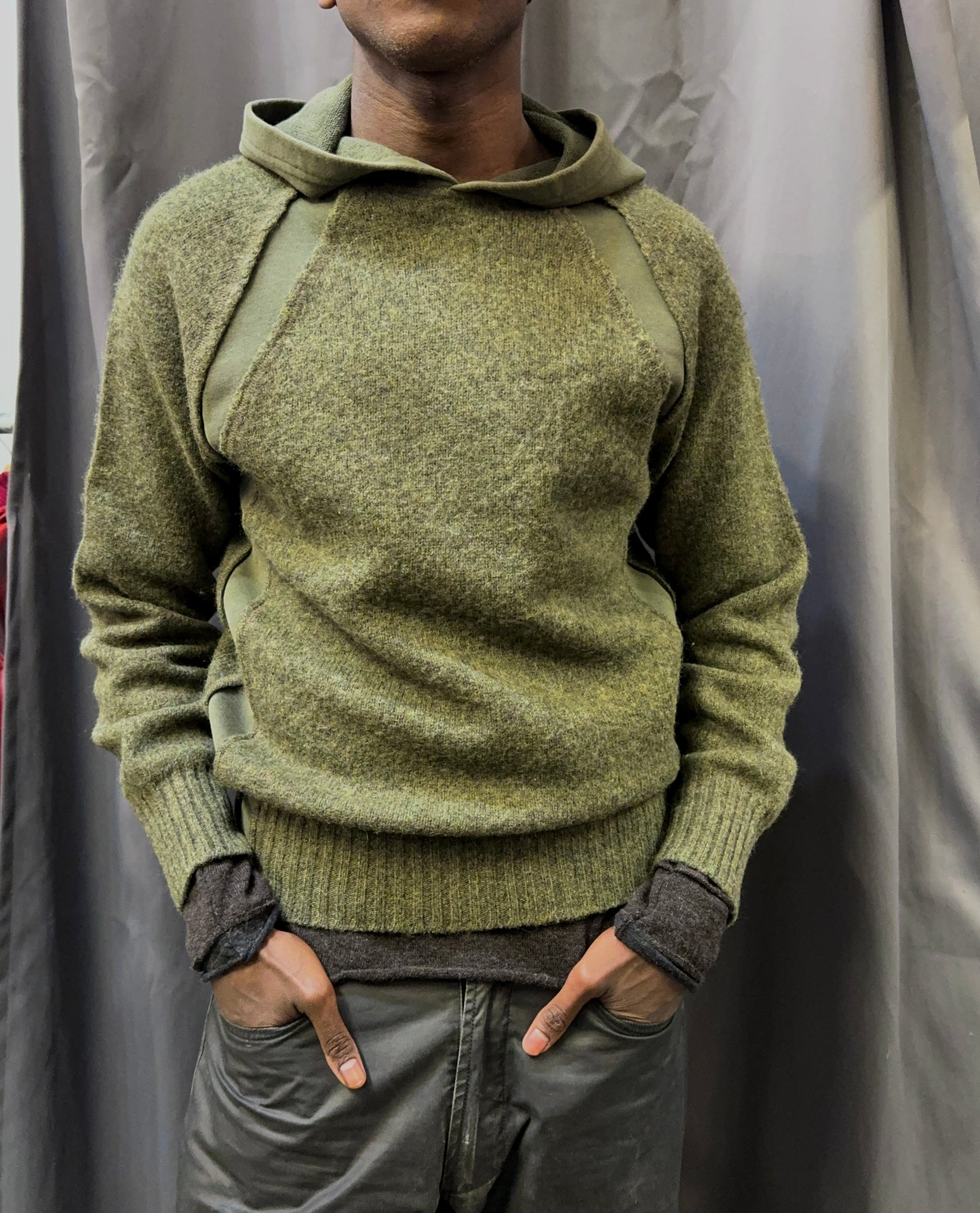 Sisley knit hoodie