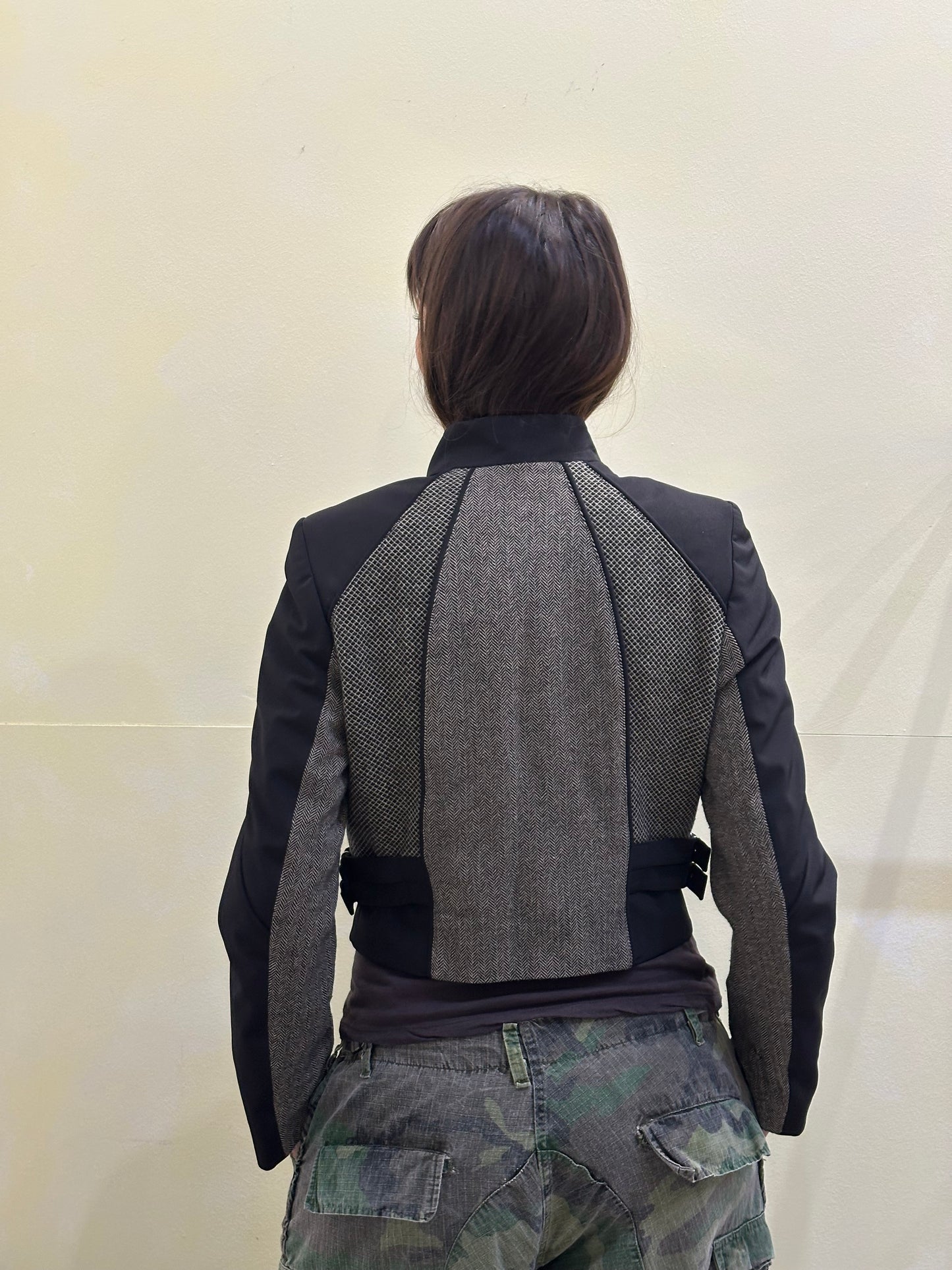 Wool blend Biker jacket S/M