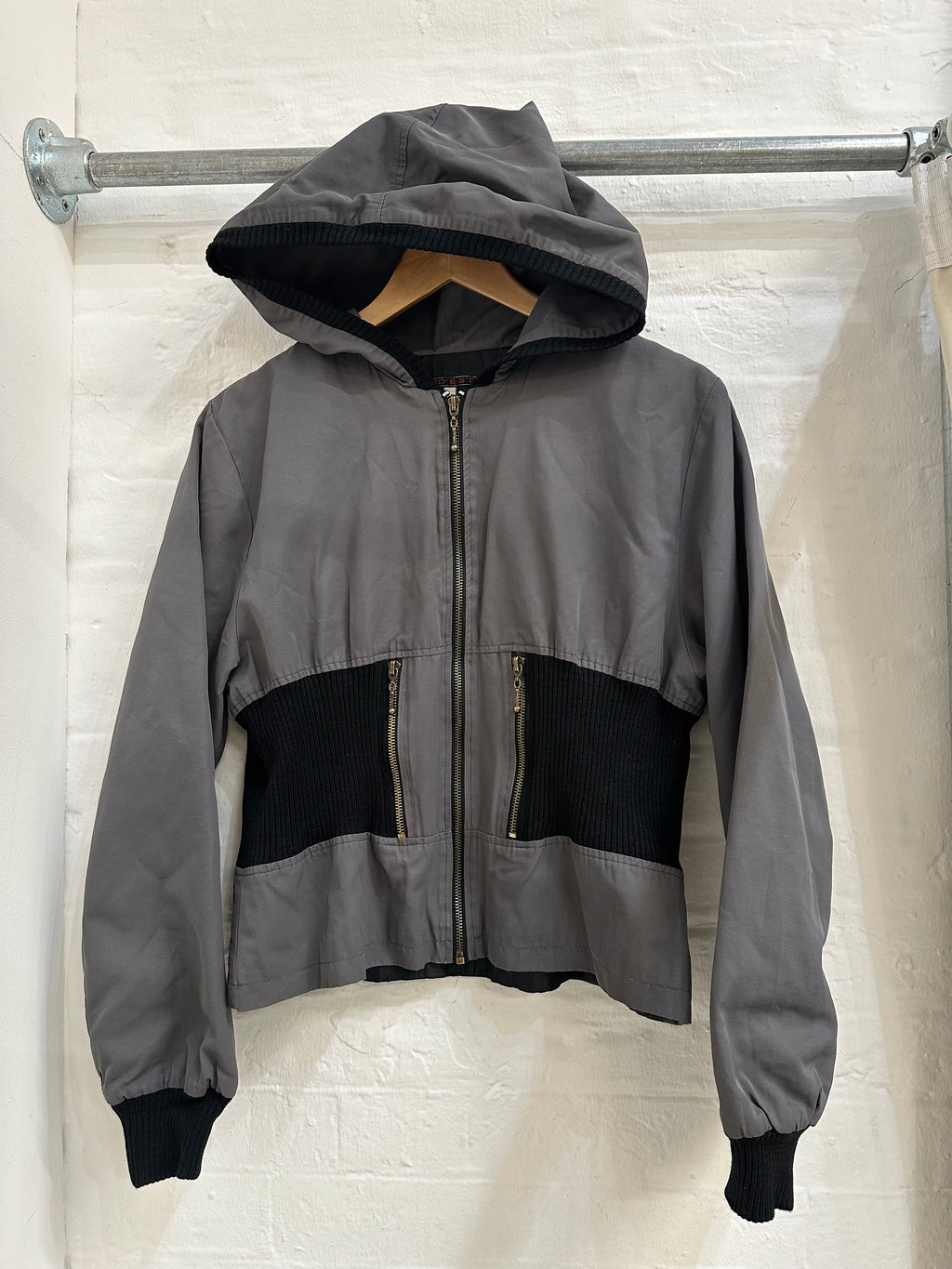 Vintage double zip jacket Medium