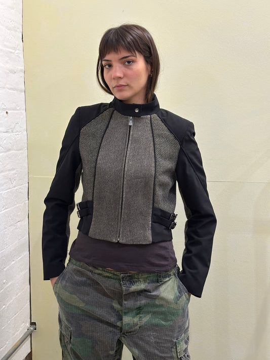 Wool blend Biker jacket S/M