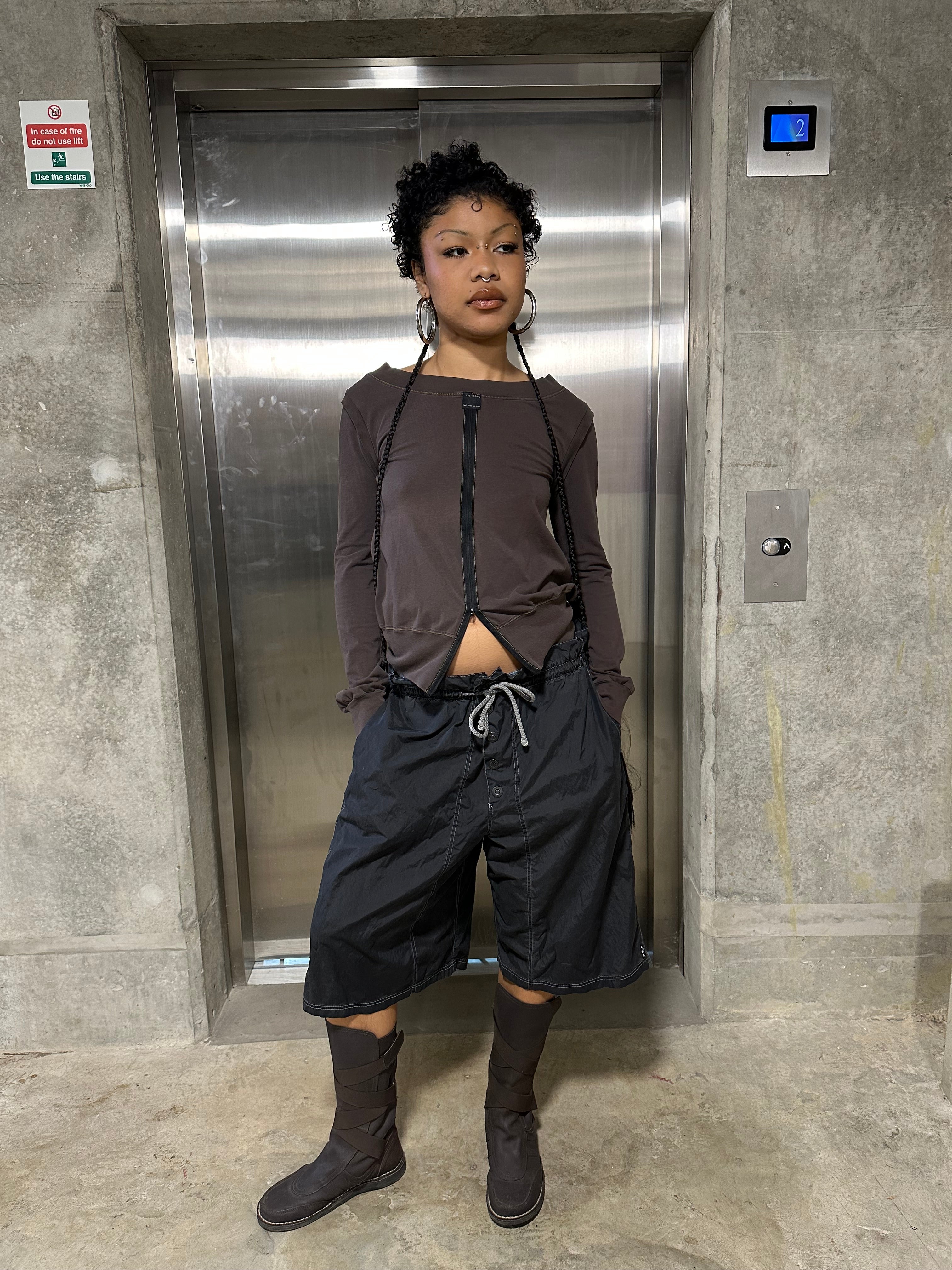 Cop copine zipped top