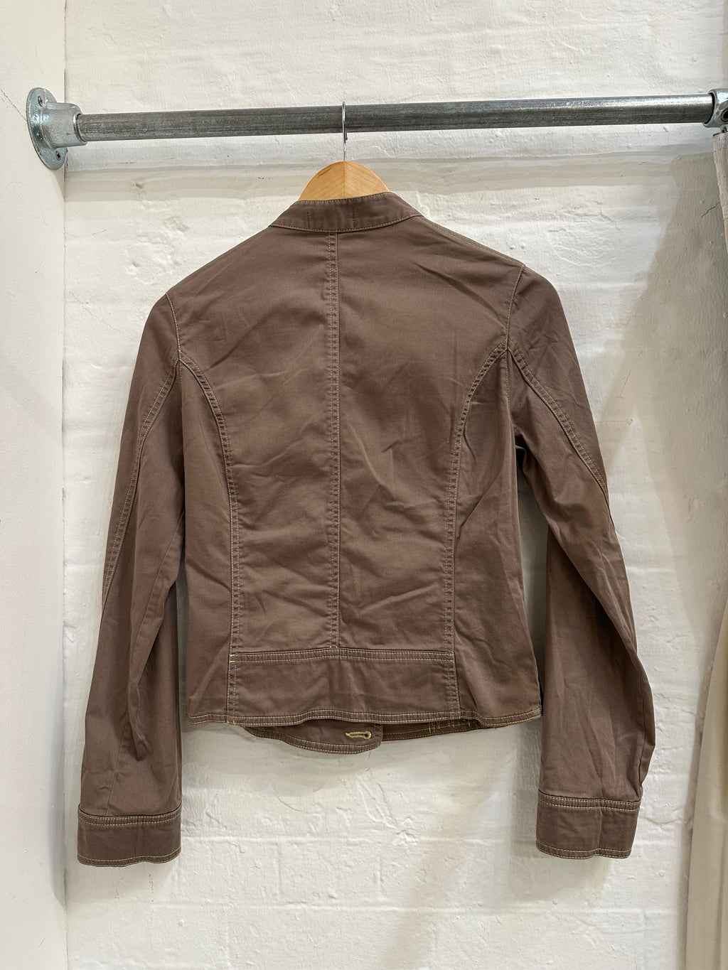 French brand asymmetric jacket S