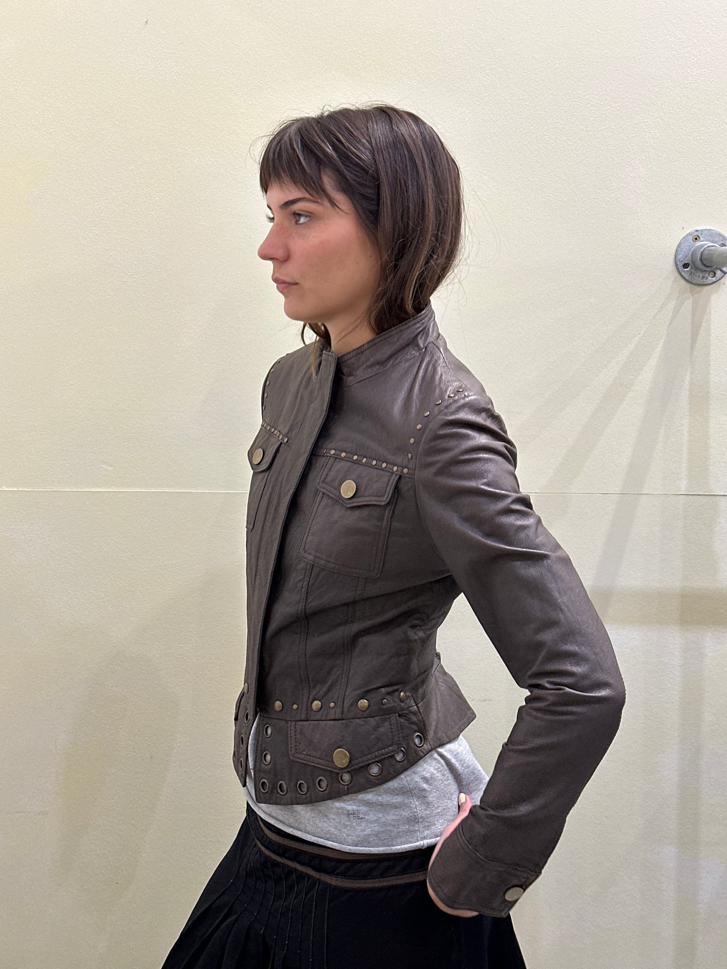 Morgan de Toi leather jacket small