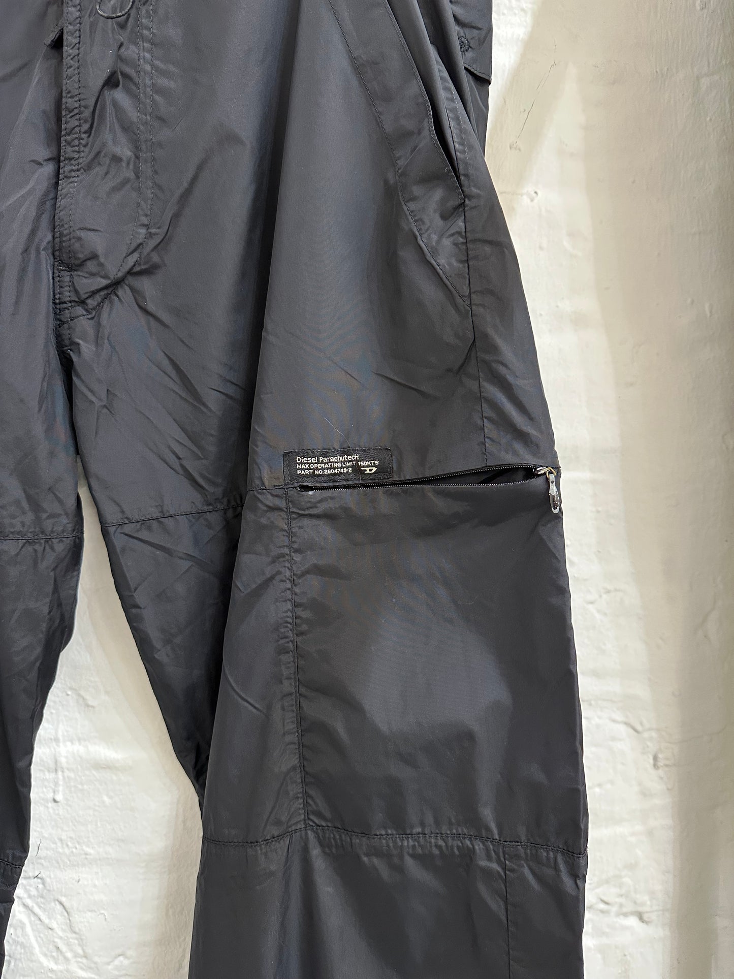 Diesel parachute pants small