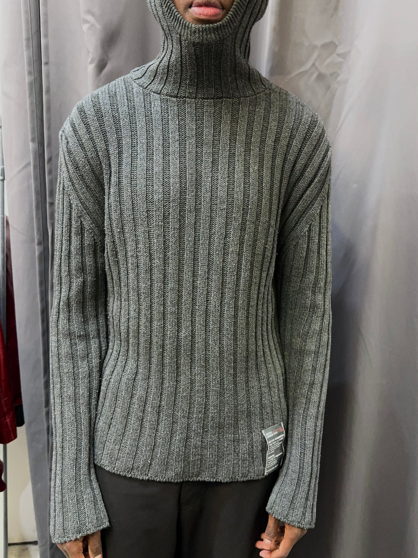 Diesel Balaclava Knit Hoodie