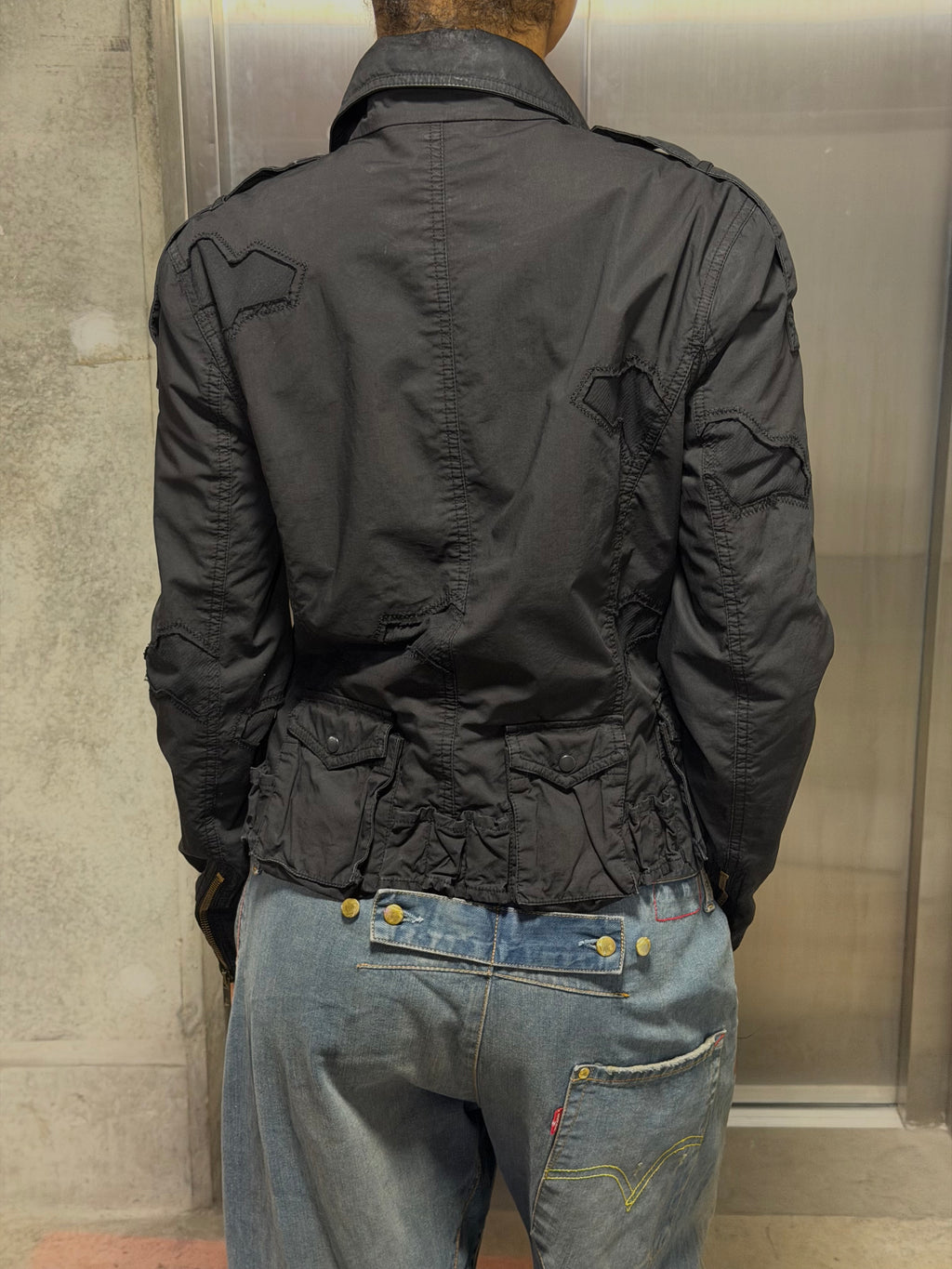 Multi pocket padded jacket medium