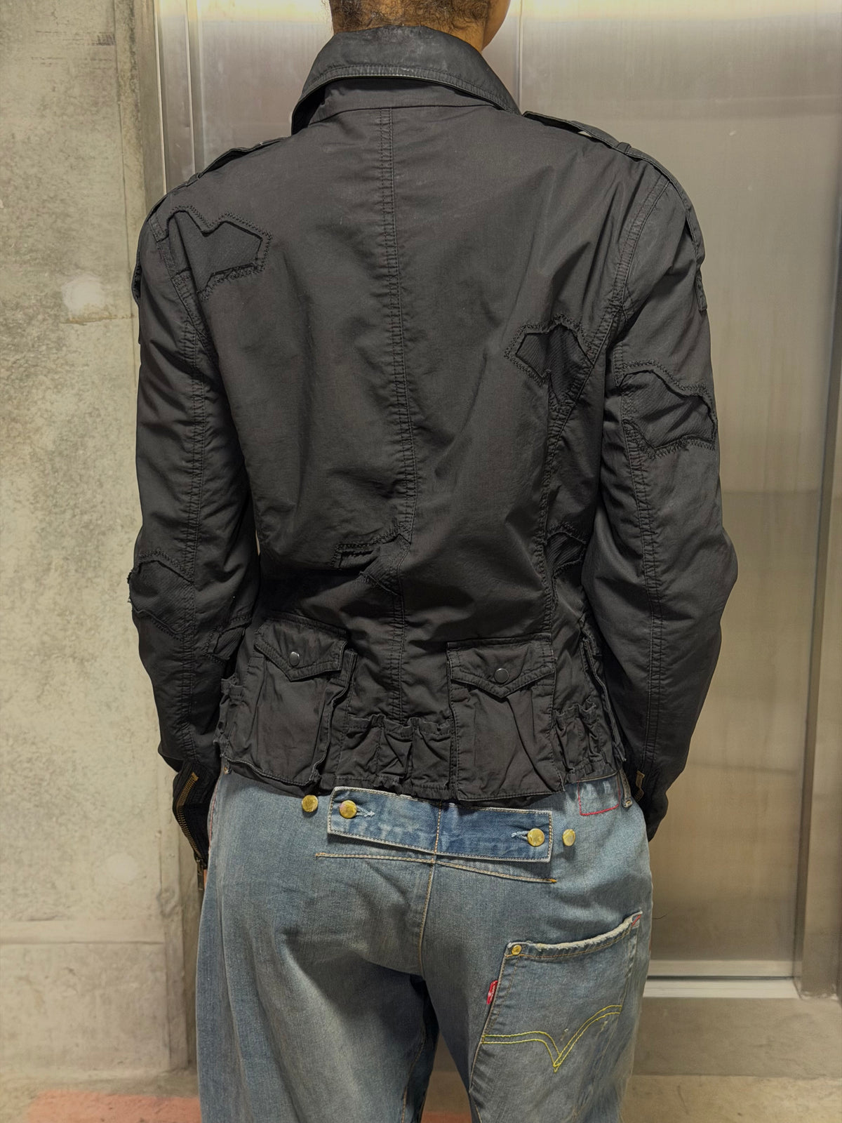 Multi pocket padded jacket medium