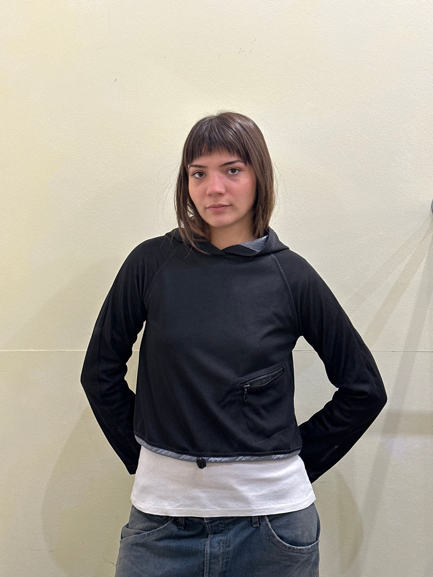 Cop copine cropped hoodie small