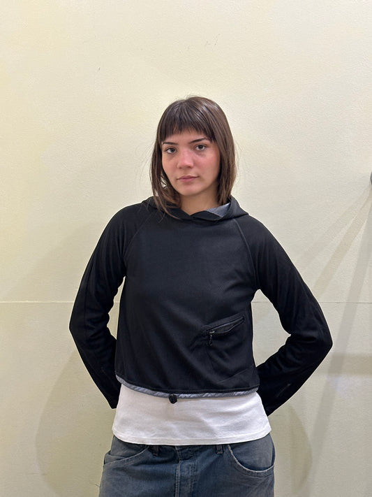 Cop copine cropped hoodie small