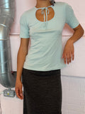Cop Copine Keyhole Tie Top small