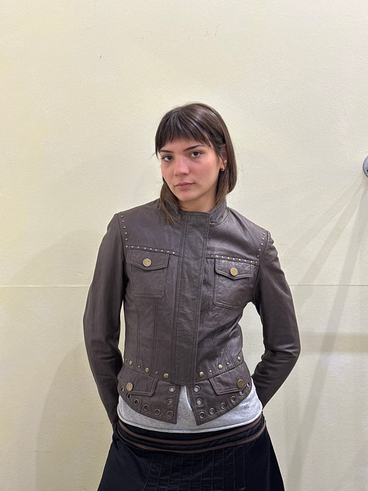 Morgan de Toi leather jacket small