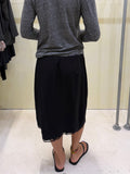 Lace hem midi skirt medium