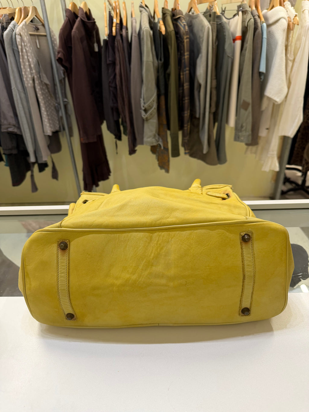 Yellow Leather Firkin