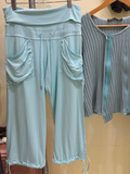 Blue capris