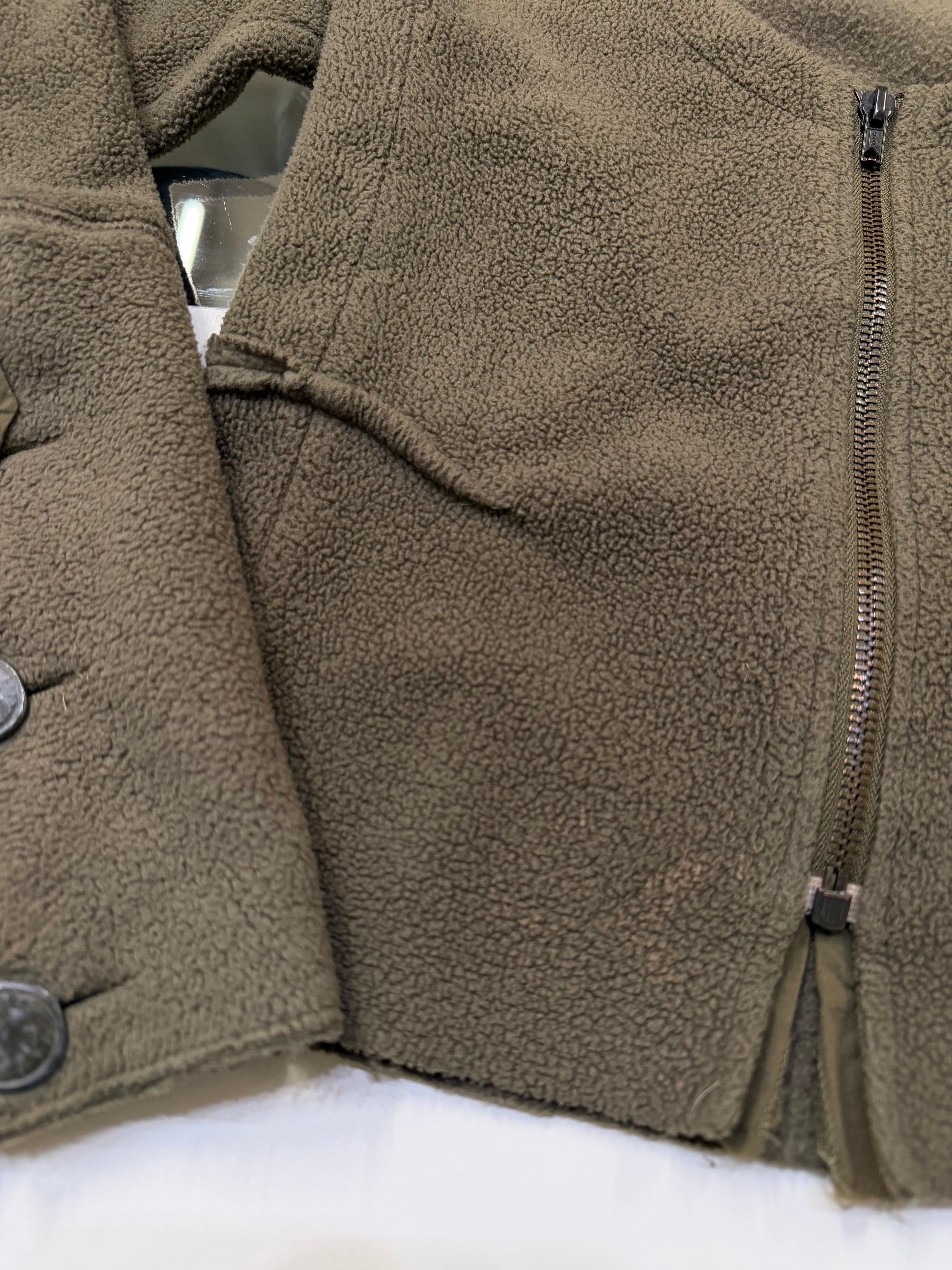 fleece zip up medium