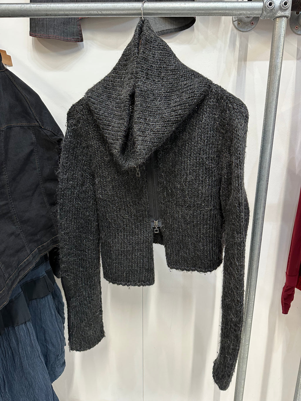 Sarah Pacini asymmetric knit
