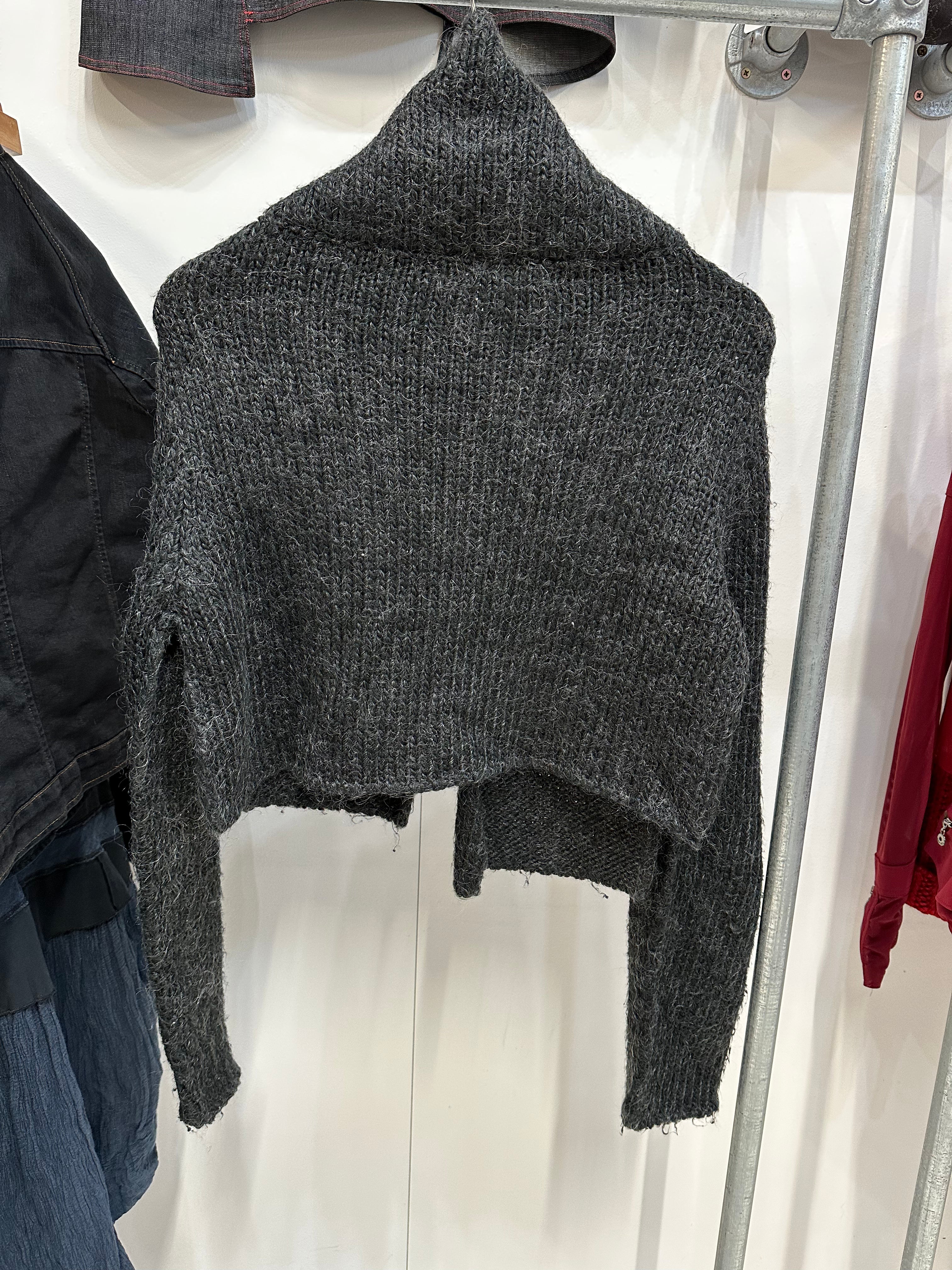 Sarah Pacini asymmetric knit