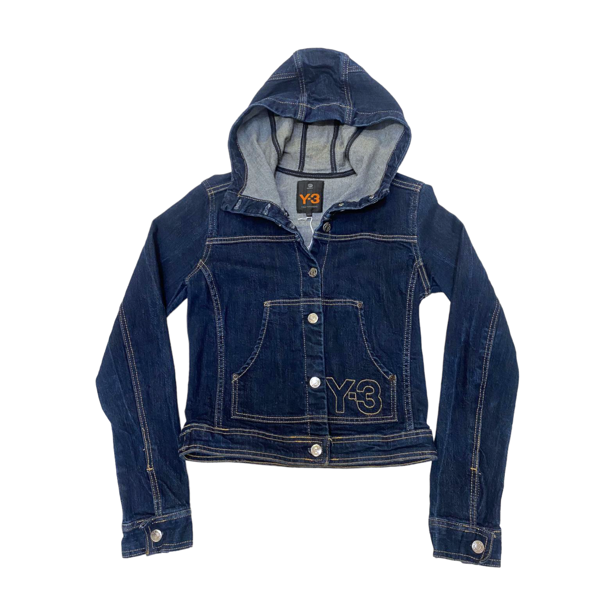 Y-3 denim hooded jacket