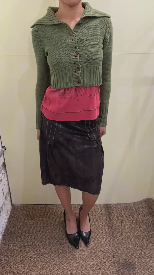 Brown Skirt w28 23L