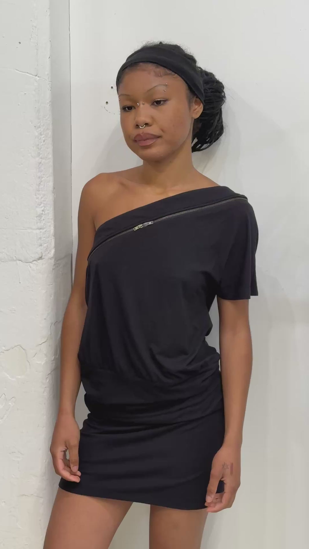 DKNY zip dress medium