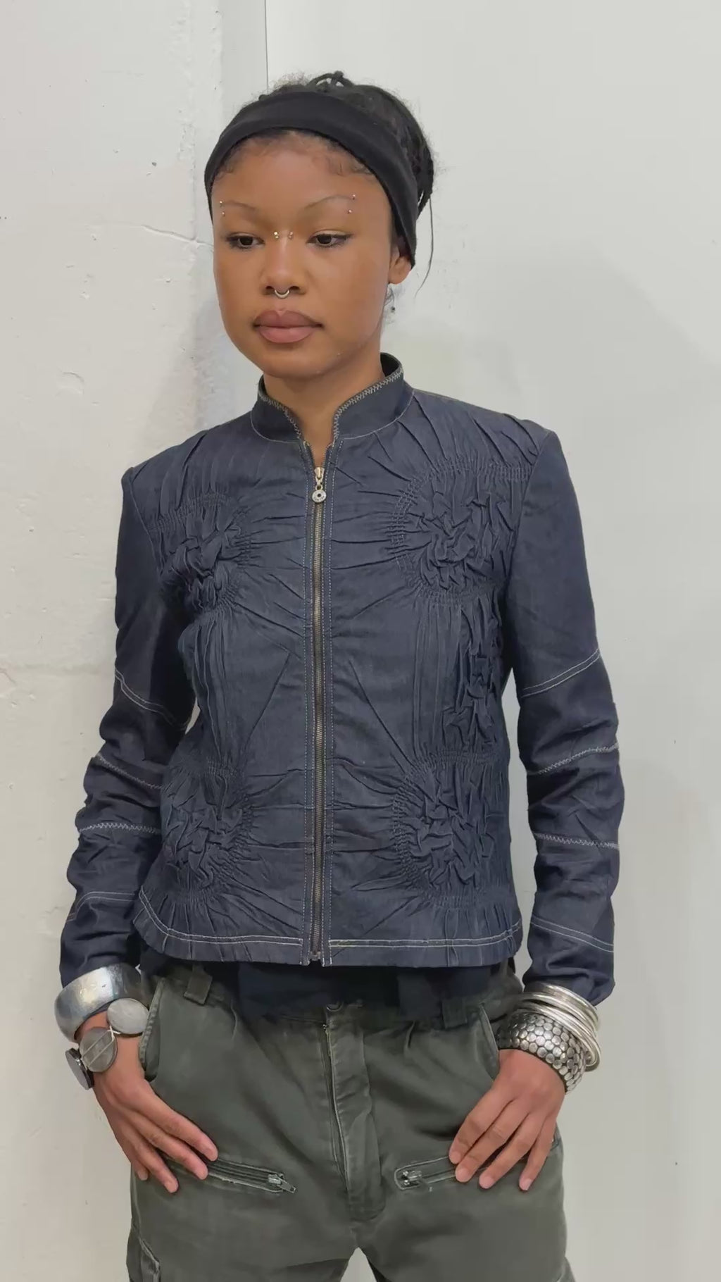 Indies pleated jacket s/m