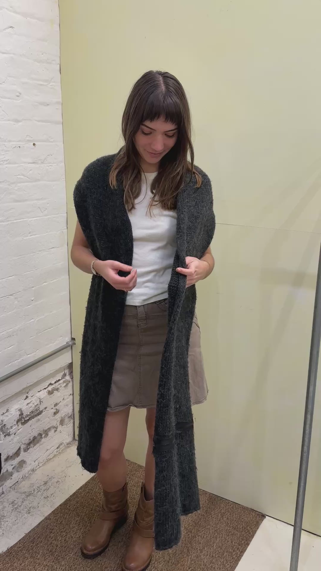 Sarah Pacini oversized scarf